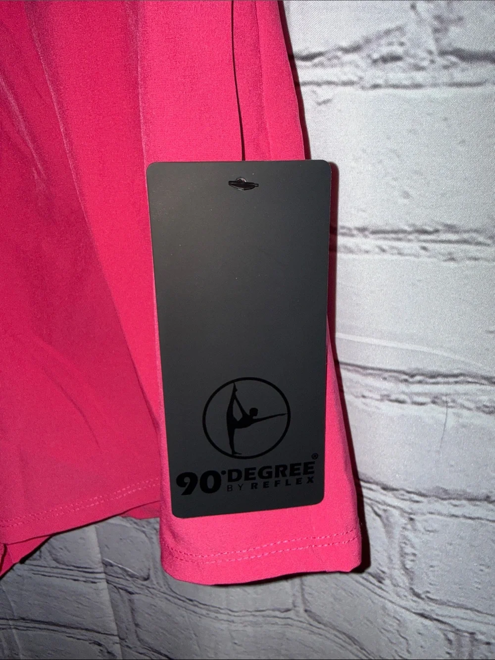 90 Degree By Reflex Hot Pink Athletic Shorts